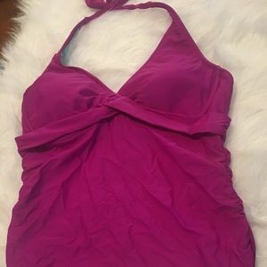 Athleta Magenta Tankini Top